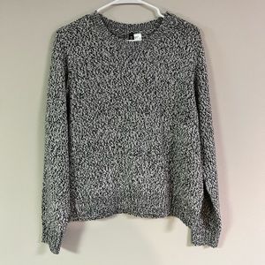 Grey Tone Knit Sweater